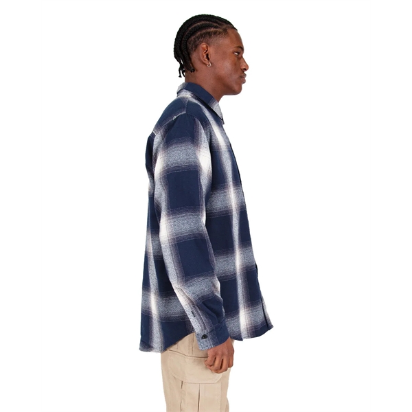 Shaka Wear Men's Plaid Flannel Overshirt - Shaka Wear Men's Plaid Flannel Overshirt - Image 5 of 14