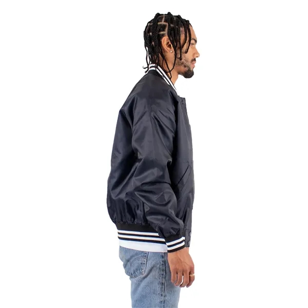 Shaka Wear Men's Varsity Bomber Jacket - Shaka Wear Men's Varsity Bomber Jacket - Image 7 of 11