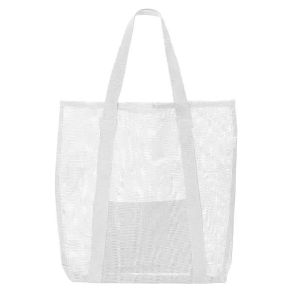 Belle Mare Beach Mesh Tote Bag - Belle Mare Beach Mesh Tote Bag - Image 4 of 18