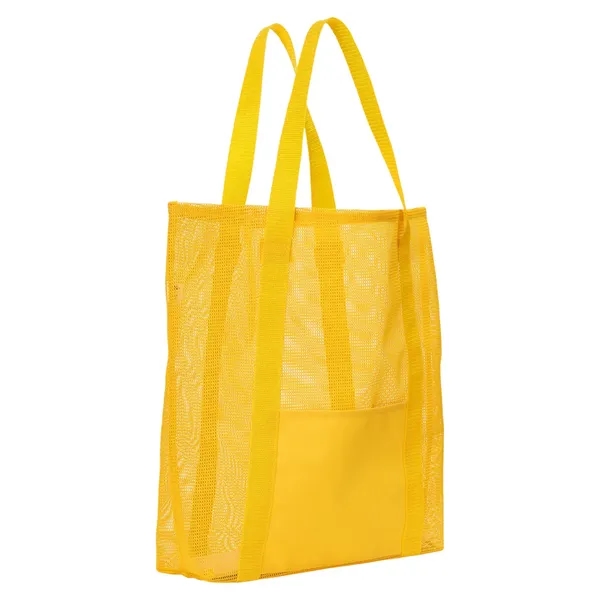 Belle Mare Beach Mesh Tote Bag - Belle Mare Beach Mesh Tote Bag - Image 10 of 18
