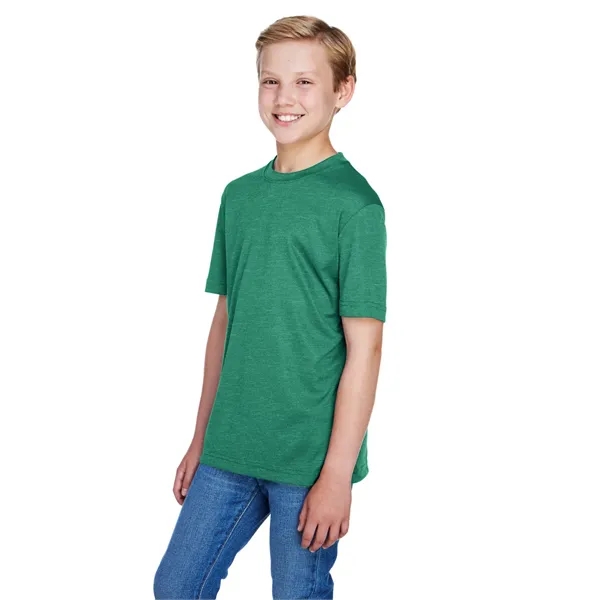 Team 365 Youth Sonic Heather Performance T-Shirt - Team 365 Youth Sonic Heather Performance T-Shirt - Image 47 of 70