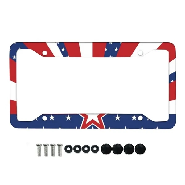 Rainbow LBGT License Plate Frame - Rainbow LBGT License Plate Frame - Image 2 of 7