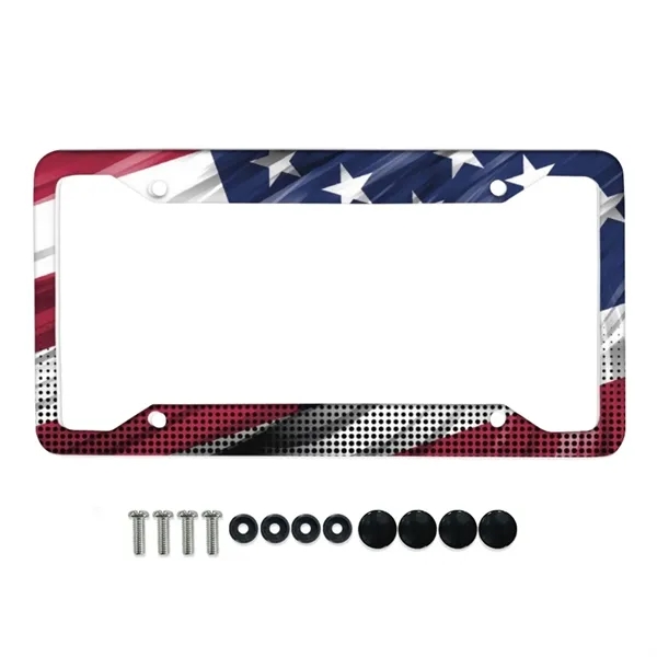 Rainbow LBGT License Plate Frame - Rainbow LBGT License Plate Frame - Image 4 of 7