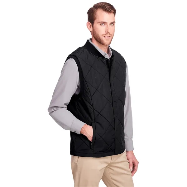 UltraClub Men's Dawson Quilted Hacking Vest - UltraClub Men's Dawson Quilted Hacking Vest - Image 5 of 11