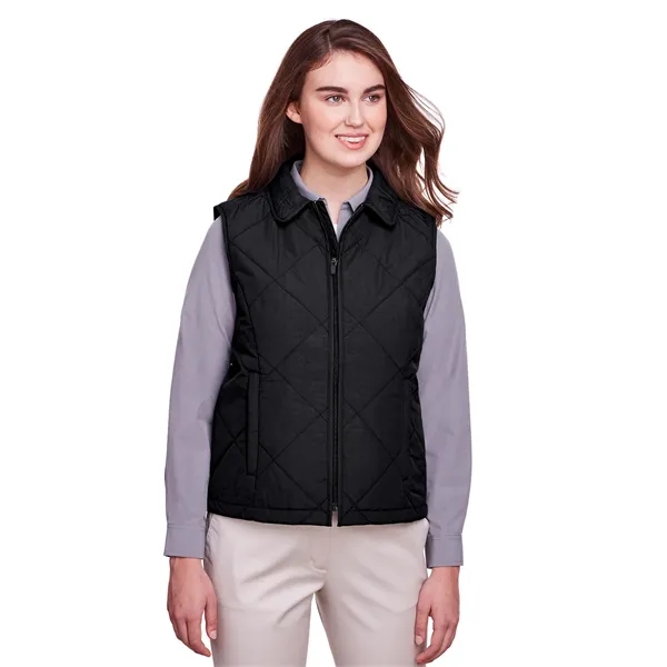 UltraClub Ladies' Dawson Quilted Hacking Vest - UltraClub Ladies' Dawson Quilted Hacking Vest - Image 0 of 11