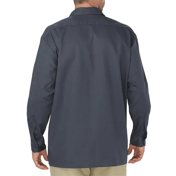 Dickies Men's FLEX Relaxed Fit Long-Sleeve Twill Work Shirt - Dickies Men's FLEX Relaxed Fit Long-Sleeve Twill Work Shirt - Image 3 of 7