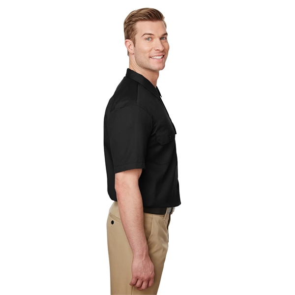 Dickies Men's Short Sleeve Slim Fit Flex Twill Work Shirt - Dickies Men's Short Sleeve Slim Fit Flex Twill Work Shirt - Image 7 of 11