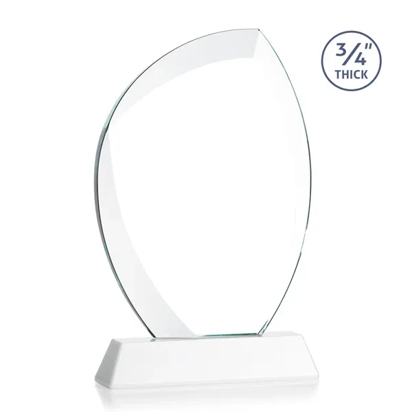 Wichita VividPrint™ Award on Newhaven Base - White