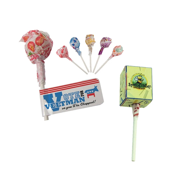 DumDum Pop W/ Flag or Four Color Process Box