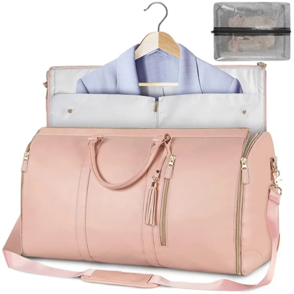 Leather Carry On Garment Bag - Leather Carry On Garment Bag - Image 0 of 6