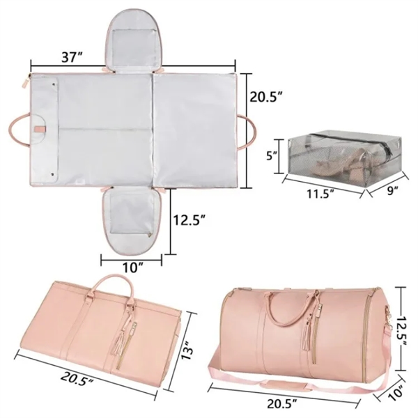 Leather Carry On Garment Bag - Leather Carry On Garment Bag - Image 2 of 6