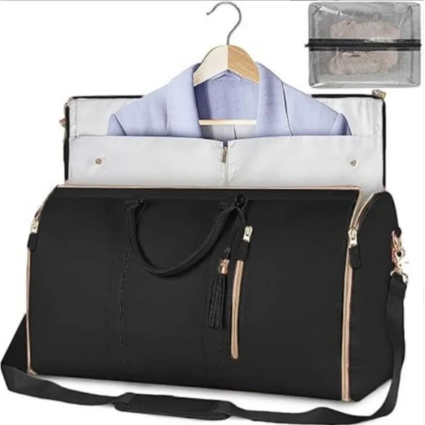 Leather Carry On Garment Bag - Leather Carry On Garment Bag - Image 3 of 6