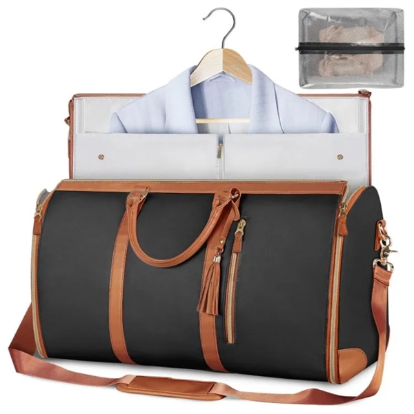 Leather Carry On Garment Bag - Leather Carry On Garment Bag - Image 4 of 6
