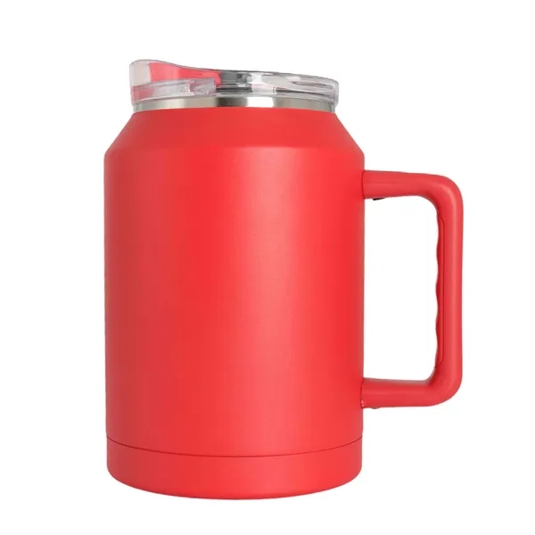 50oz double wall SS vacuum Mug & Lid with Twist Closure - 50oz double wall SS vacuum Mug & Lid with Twist Closure - Image 2 of 5