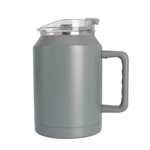50oz double wall SS vacuum Mug & Lid with Twist Closure - 50oz double wall SS vacuum Mug & Lid with Twist Closure - Image 3 of 5