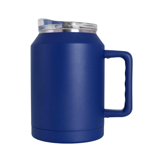 50oz double wall SS vacuum Mug & Lid with Twist Closure - 50oz double wall SS vacuum Mug & Lid with Twist Closure - Image 4 of 5