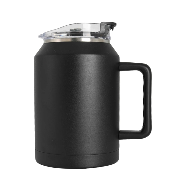 50oz double wall SS vacuum Mug & Lid with Twist Closure - 50oz double wall SS vacuum Mug & Lid with Twist Closure - Image 5 of 5