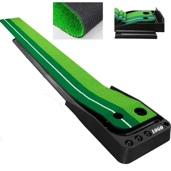 Indoor Golf Putting Green Mat - Indoor Golf Putting Green Mat - Image 0 of 4