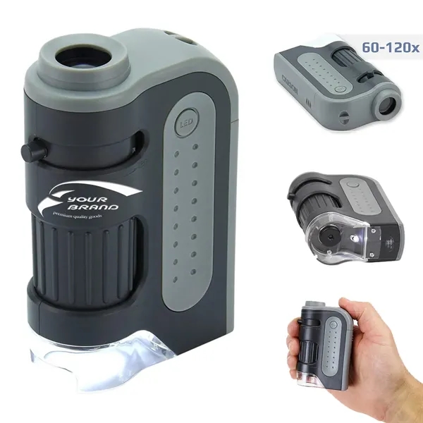 Lighted Pocket Portable Science Lab Handheld Microscope - Lighted Pocket Portable Science Lab Handheld Microscope - Image 0 of 3