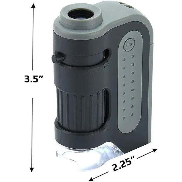 Lighted Pocket Portable Science Lab Handheld Microscope - Lighted Pocket Portable Science Lab Handheld Microscope - Image 1 of 3