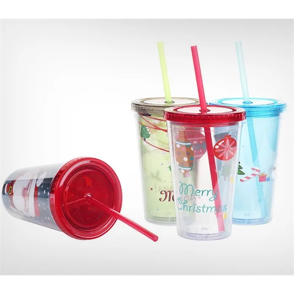 16oz Double-Walled Drinking Cup - 16oz Double-Walled Drinking Cup - Image 8 of 10