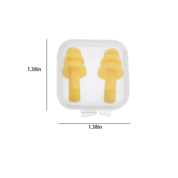 Soft Silicone Reusable Sleeping Noise Cancelling Earplugs - Soft Silicone Reusable Sleeping Noise Cancelling Earplugs - Image 1 of 3