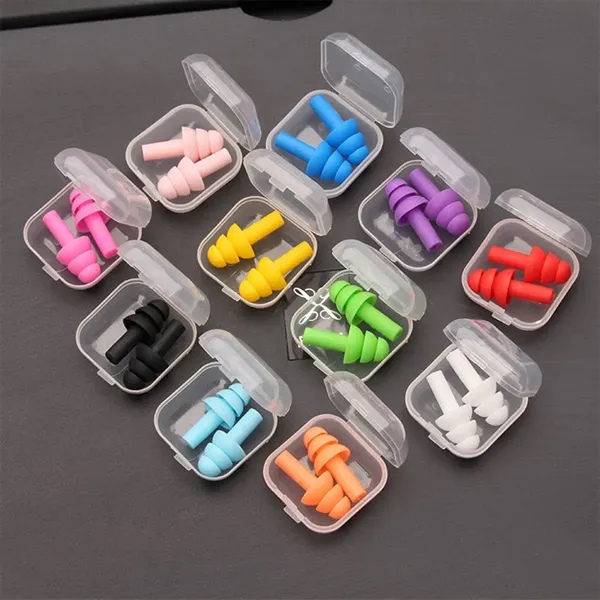 Soft Silicone Reusable Sleeping Noise Cancelling Earplugs - Soft Silicone Reusable Sleeping Noise Cancelling Earplugs - Image 3 of 3