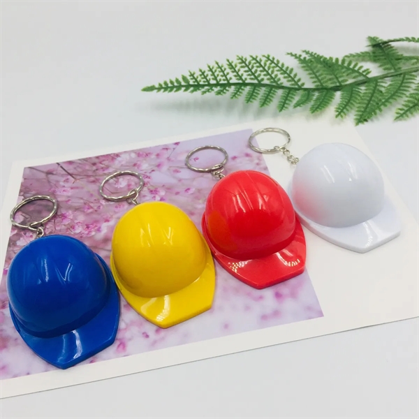 Decoration Mini Safety Hat Bottle Opener Keychain - Decoration Mini Safety Hat Bottle Opener Keychain - Image 2 of 2