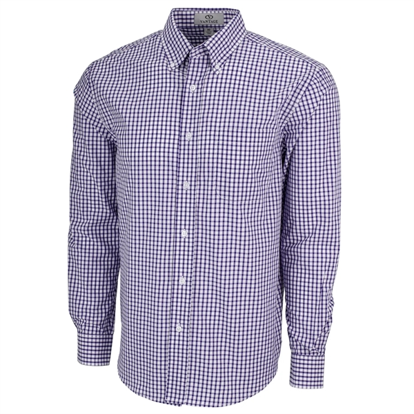 Easy-Care Gingham Check Shirt - Easy-Care Gingham Check Shirt - Image 25 of 35