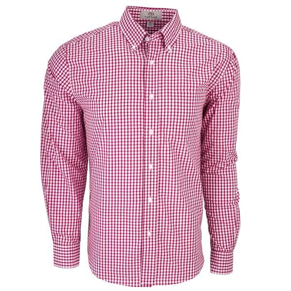 Easy-Care Gingham Check Shirt - Easy-Care Gingham Check Shirt - Image 32 of 35