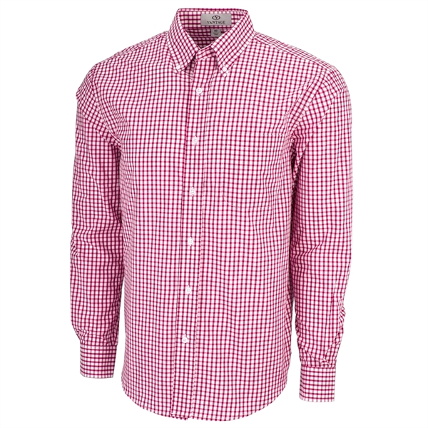 Easy-Care Gingham Check Shirt - Easy-Care Gingham Check Shirt - Image 33 of 35