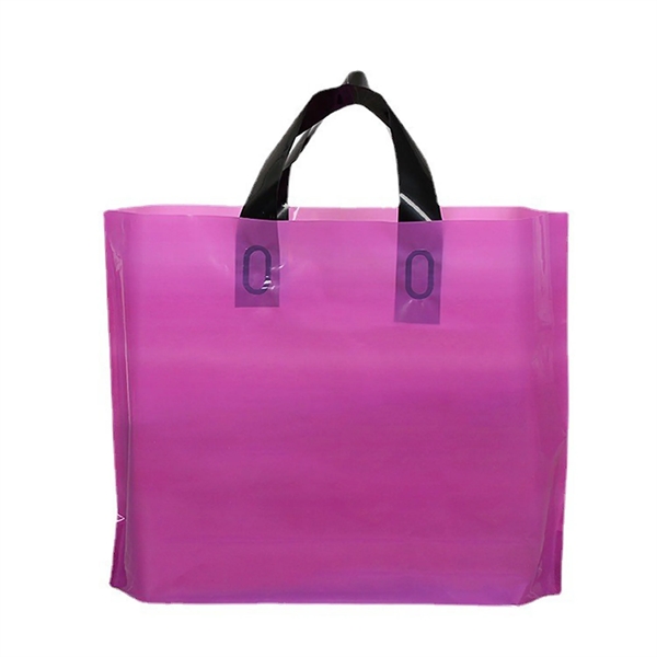 Custom Plastic Grocery Tote Bag MOQ500 - Custom Plastic Grocery Tote Bag MOQ500 - Image 3 of 3