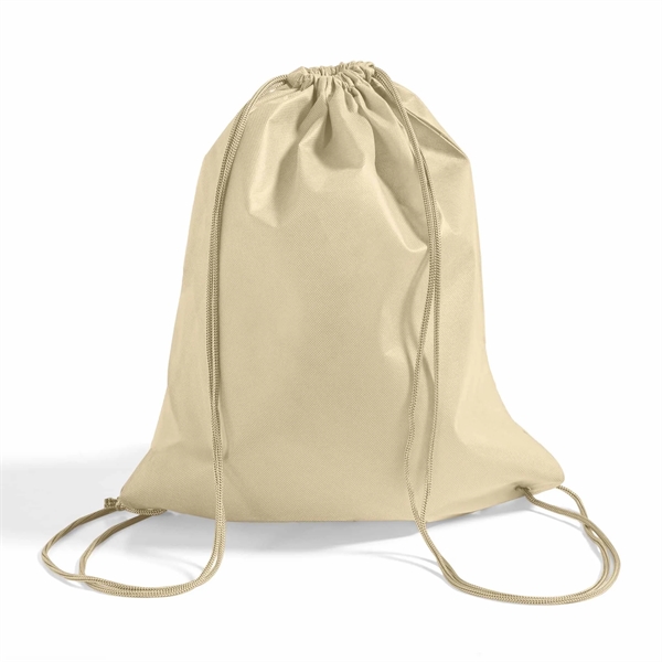 Large Non-Woven Drawstring Backpack - Large Non-Woven Drawstring Backpack - Image 10 of 26