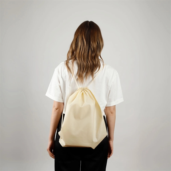 Large Non-Woven Drawstring Backpack - Large Non-Woven Drawstring Backpack - Image 12 of 26