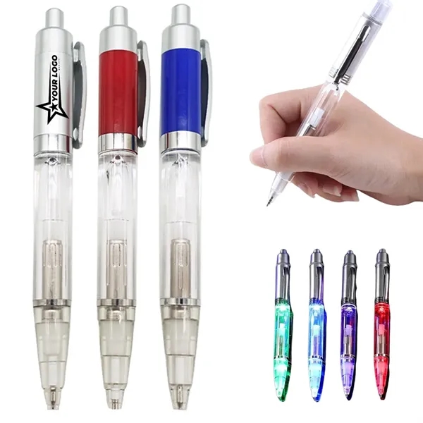 2-in-1 Lighted Tip LED Penlight Ballpoint Light-Up Pen - 2-in-1 Lighted Tip LED Penlight Ballpoint Light-Up Pen - Image 0 of 4