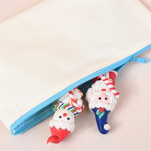 Blank DIY Craft Multipurpose Pencil Case Makeup Bag - Blank DIY Craft Multipurpose Pencil Case Makeup Bag - Image 2 of 4