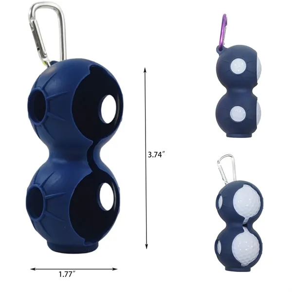 Golf Balls Carrier Protective Portable Sleeve With Buckle - Golf Balls Carrier Protective Portable Sleeve With Buckle - Image 1 of 1