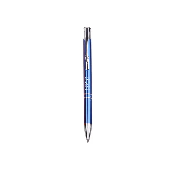 Retractable Metal Ballpoint Pen with Black Ink - Retractable Metal Ballpoint Pen with Black Ink - Image 3 of 10