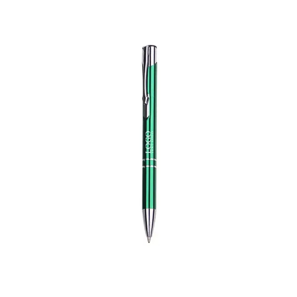 Retractable Metal Ballpoint Pen with Black Ink - Retractable Metal Ballpoint Pen with Black Ink - Image 5 of 10