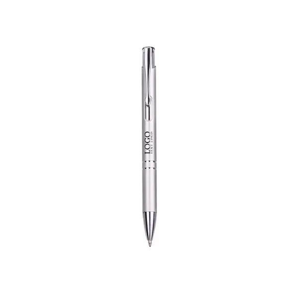 Retractable Metal Ballpoint Pen with Black Ink - Retractable Metal Ballpoint Pen with Black Ink - Image 7 of 10