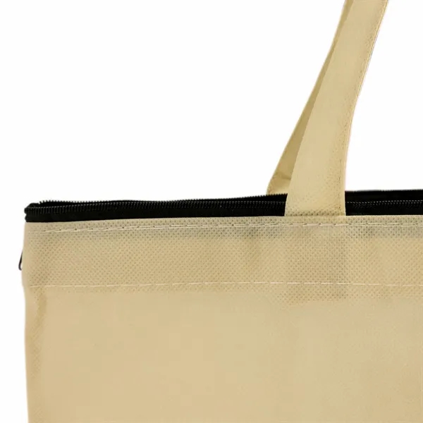 Zip-Top Non-Woven Tote Bag - Zip-Top Non-Woven Tote Bag - Image 11 of 18