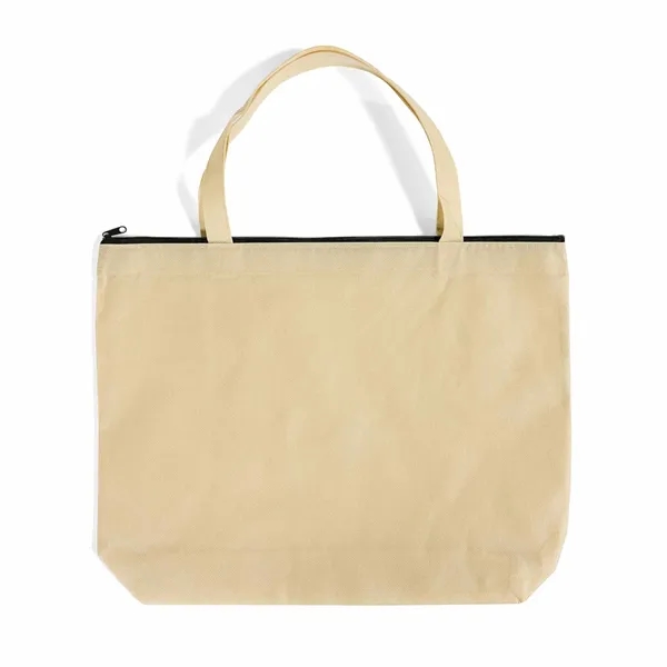 Zip-Top Non-Woven Tote Bag - Zip-Top Non-Woven Tote Bag - Image 12 of 18