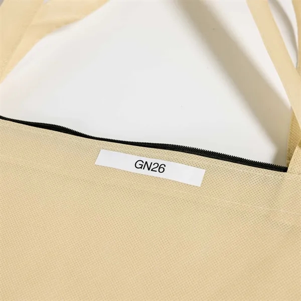 Zip-Top Non-Woven Tote Bag - Zip-Top Non-Woven Tote Bag - Image 14 of 18