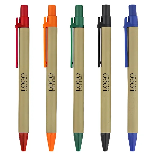 Promotional Eco-Friendly Paper Ballpoint Pens - Promotional Eco-Friendly Paper Ballpoint Pens - Image 1 of 6