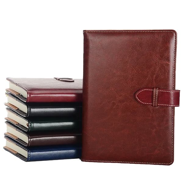 Business PU Leather Diary Classic Notebook - Business PU Leather Diary Classic Notebook - Image 1 of 6