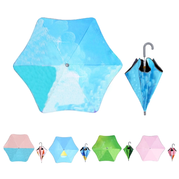 Rounded Corner Cartoon Children's Umbrella - Rounded Corner Cartoon Children's Umbrella - Image 0 of 2