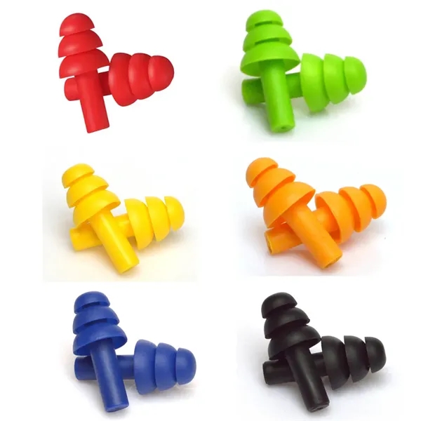 Reusable Soft Silicone Ear Plugs - Reusable Soft Silicone Ear Plugs - Image 2 of 3