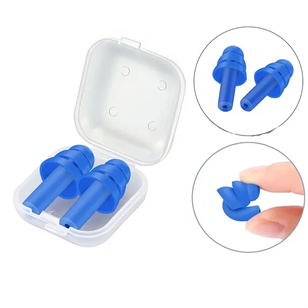 Reusable Soft Silicone Ear Plugs - Reusable Soft Silicone Ear Plugs - Image 3 of 3