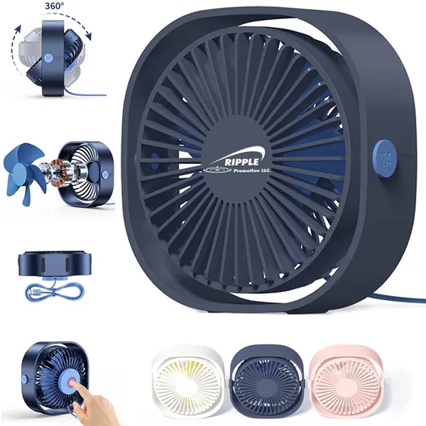 Personal Desktop Home Office Travel USB Mini Fans - Personal Desktop Home Office Travel USB Mini Fans - Image 0 of 4