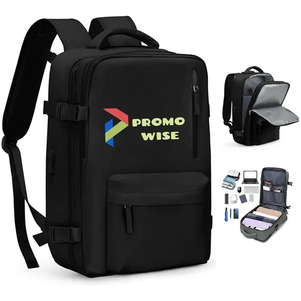 Custom Sports Travel Laptop Backpack - Custom Sports Travel Laptop Backpack - Image 0 of 2